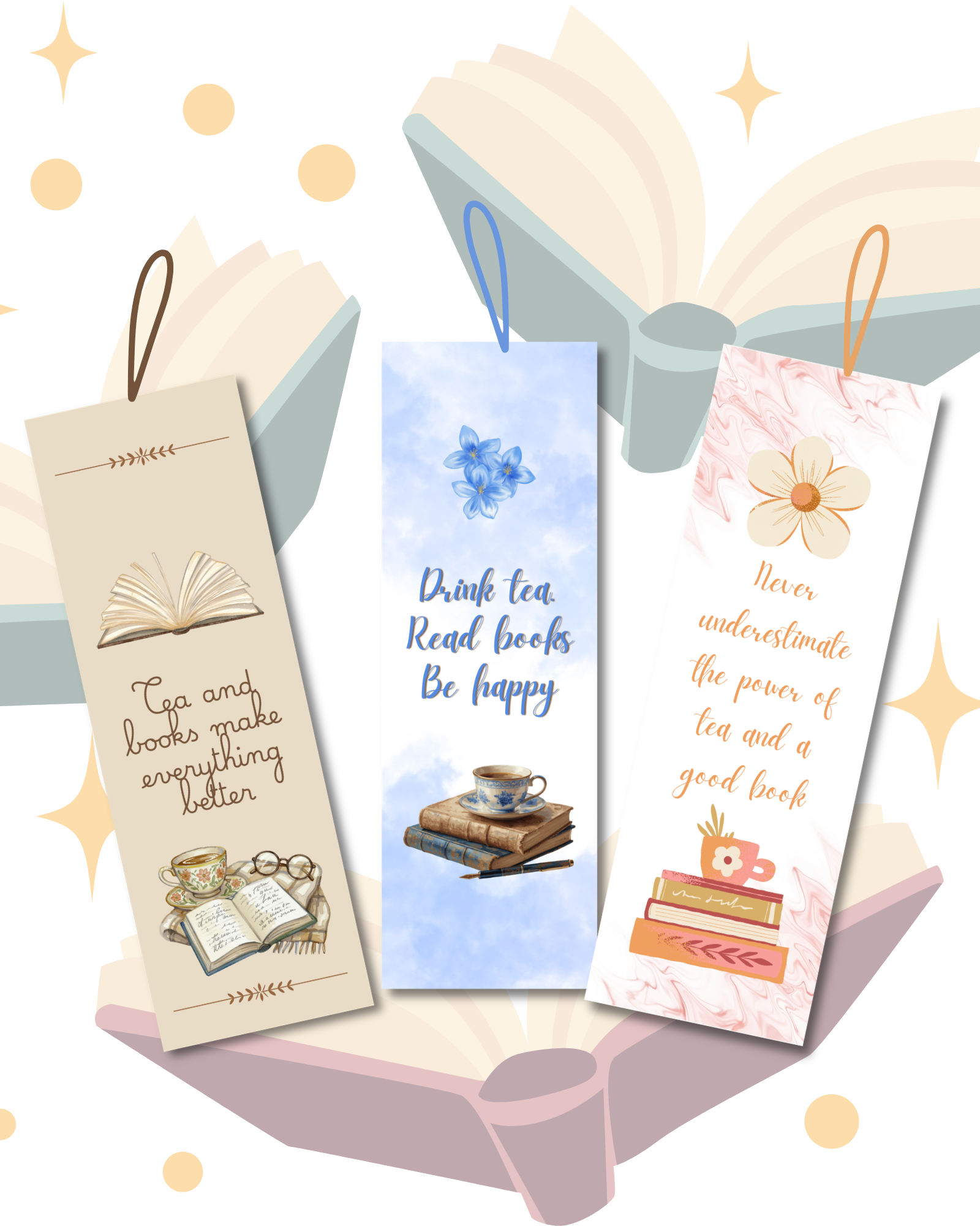 Tea Lovers Bookmarks